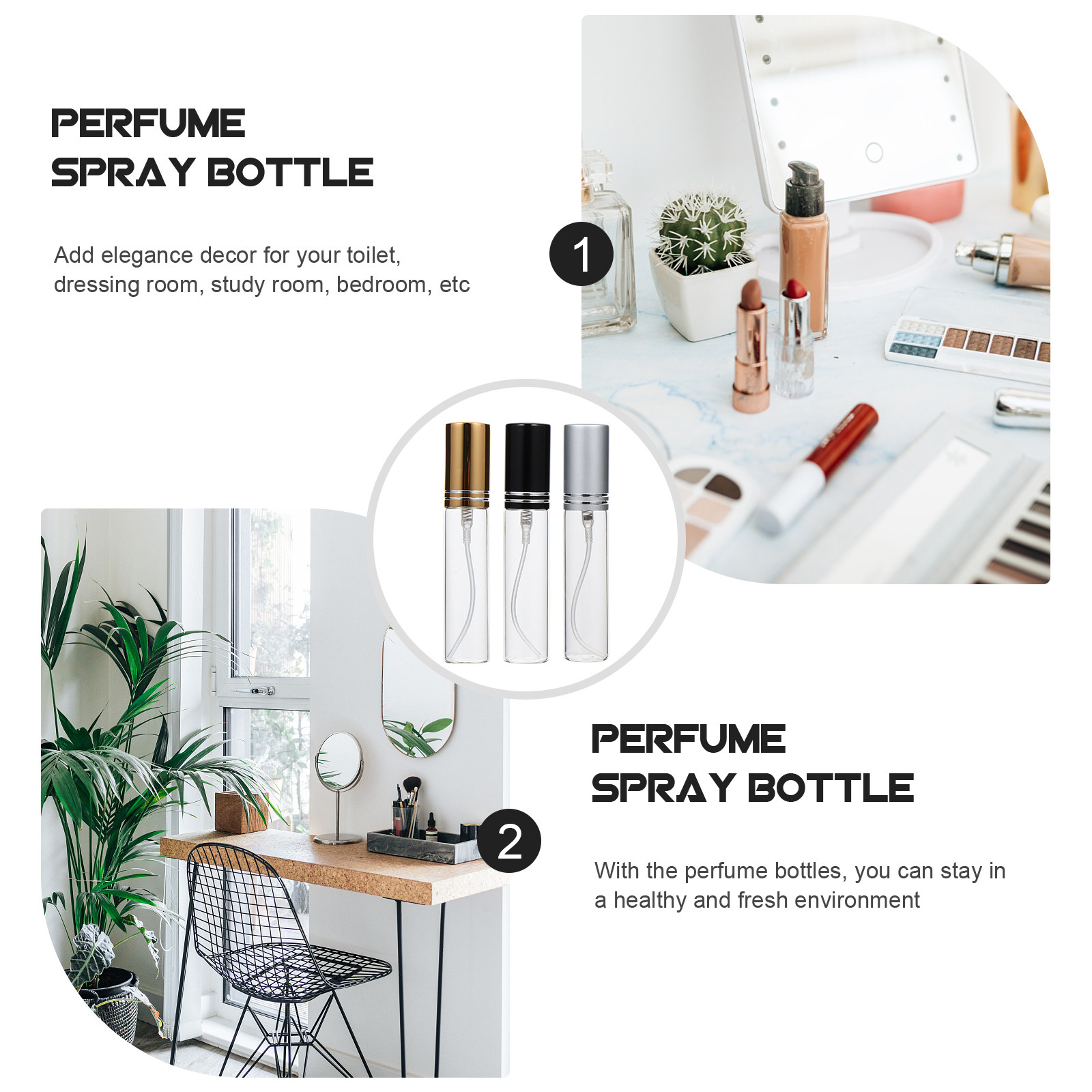 6Pcs Botol Semprot Parfum Port - Misting Bottle Fine ulasan dan harga